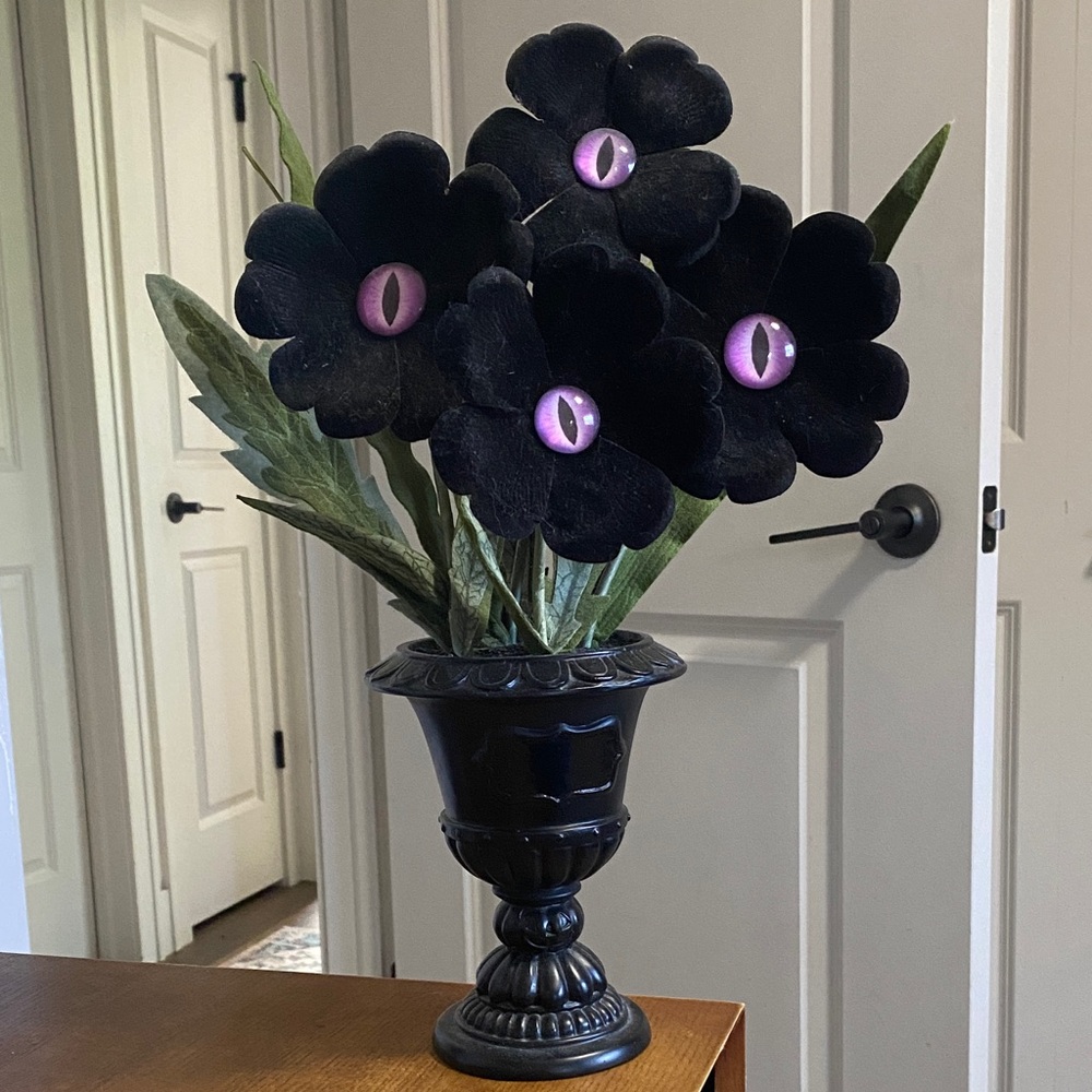 Target Ghoulish Garden Black Floral Arrangemen